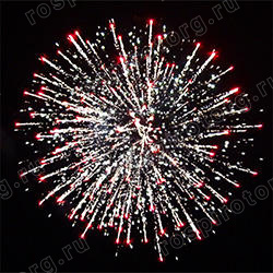 Римская свеча РС5230 Ледяное сердце 0,8 х 5 залпов