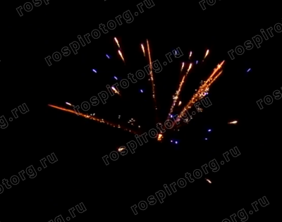 Фейерверк Р7485 Золотые Бубенцы: НОВЫЙ ЭФФЕКТ 1 х 20 залпов