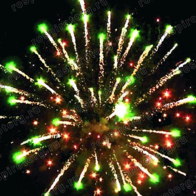 Фейерверк Р8473 Праздничный режим 1.25 х 100 залпов