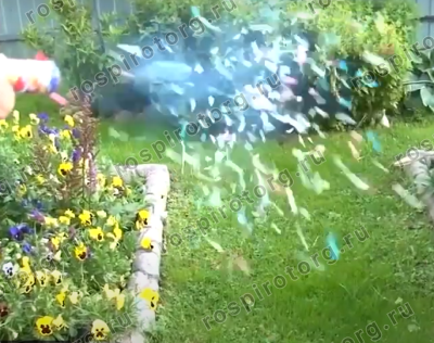 Хлопушки БЛОК 32 шт. с золотым конфетти 90 мм. РС1805