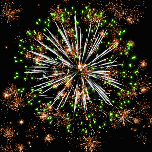 Фейерверк Новогодняя соточка (0,8" х 100 залпов) Русская пиротехника РС6641