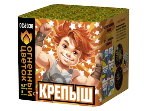 Фейерверк ОС6038 Крепыш ( 0.7 х 8 )