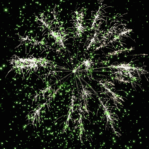 Римские свечи РС5576 Кольца Сатурна: 1,2 х 8 залпов