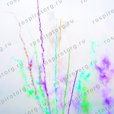 Дневной фейерверк РС3560 Дым веером: 1,4 х 25 залпов