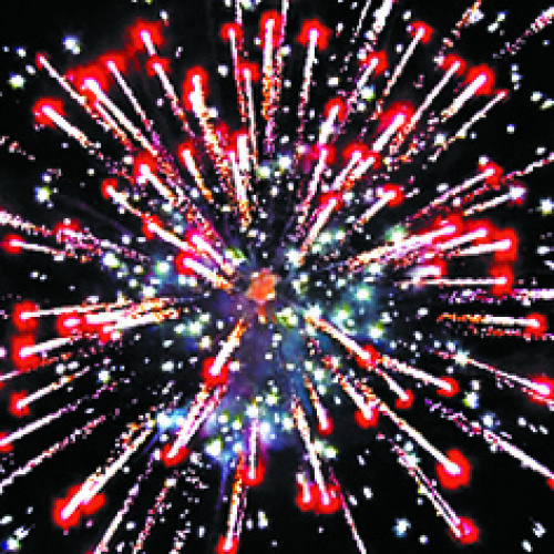 Фейерверк ЕС450 Crezy Санта 1,0 х 20 залпов