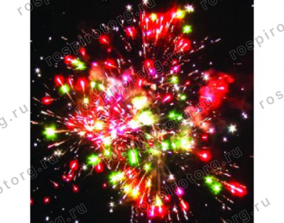 Фейерверк Р7593 У Дачи! 1,25 х 19 залпов Удачи  Русский фейерверк