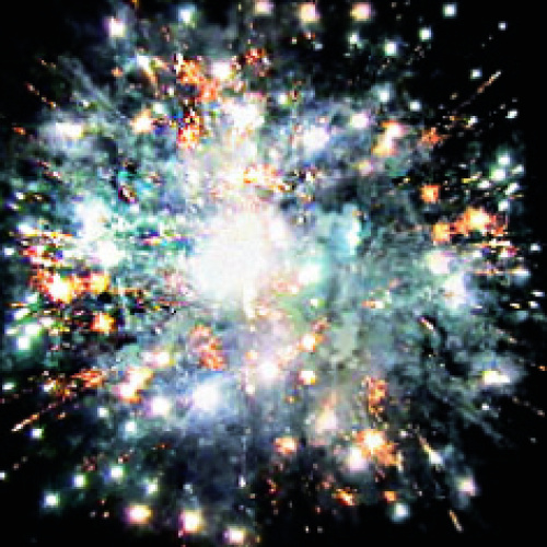 Римская свеча Р5607 Шарики-фонарики 1,0 х 8 залпов