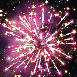 Салют Р7242 Конь-огонь Батарея салютов 0,8 х20 залпов Русский фейерверк