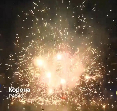 Фейерверк фонтан Р4640 Корона Русская пиротехника