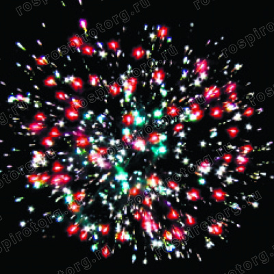 Салют Р7281 Крендель 0,8 х 25 залпов Русский фейерверк