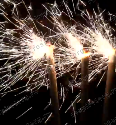 Набор длинных бенгальских огней 600 мм. ТР154 - 30 шт. (10 уп. х 3 шт)