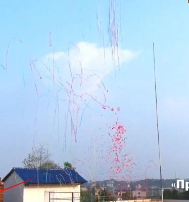 Батарея пневмохлопушек РС0100 Просто праздник