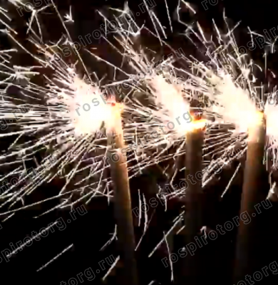 Набор длинные бенгальские огни 600 мм. ТР154 - 15 шт. (5 уп. х 3 шт)