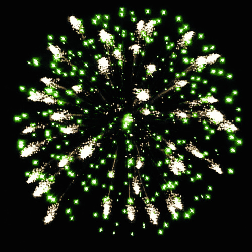 Фейерверк РС7385 Магия серебра (1,1 х 48 залпов) Русская пиротехника