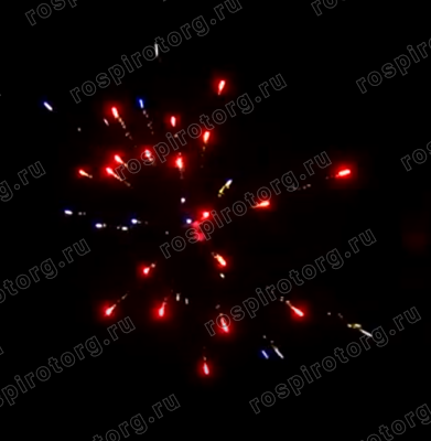 Римская свеча РС5244 Малиновый звон 5 залпов (1 шт)