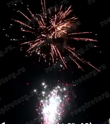 Фейерверк Р7518 Храброе сердце: 1 х 49 залпов
