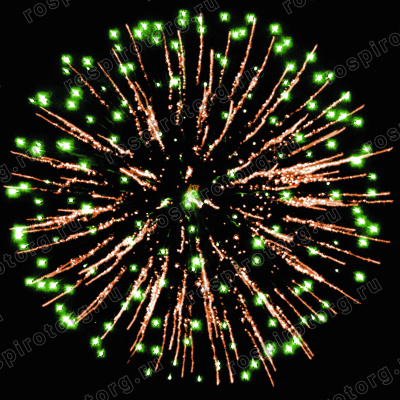 Фейерверк РС8880 Золотые пальмы 1,25 х 100 залпов