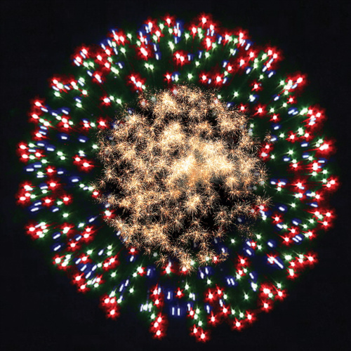 Фейерверк РС9710 Курская битва 2,75 х 19 залпов КРУПНЫЙ КАЛИБР