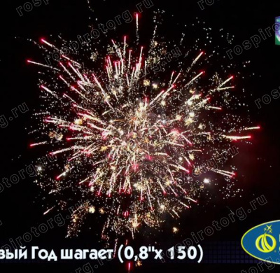 Фейерверк Р7362 Новый год шагает (0,8 х 150)