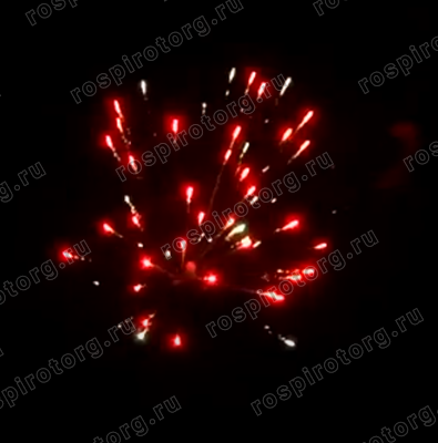 Римская свеча РС5244 Малиновый звон 5 залпов (1 шт)