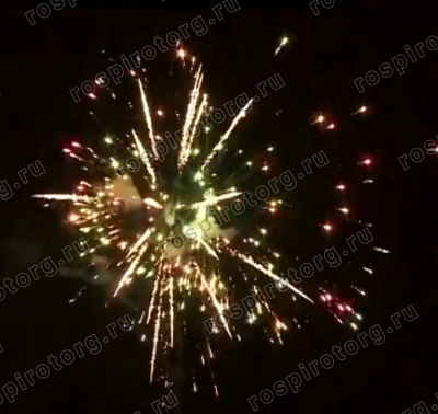 Салют Р7463 Огни на елке 1 х 16 залпов (бахи) Русский фейерверк