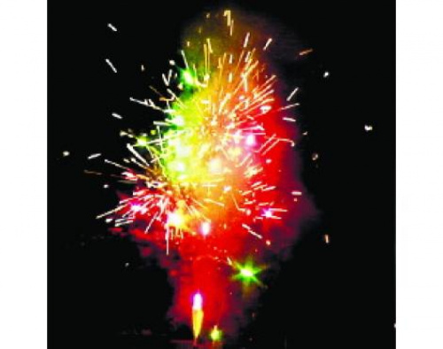 Фейерверк + фонтан Р6740 Горыныч 0,8 х 9 залпов