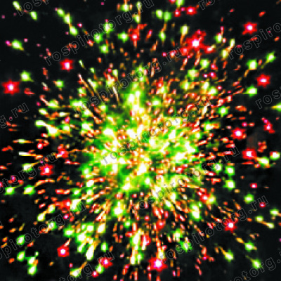 Салют Р7281 Крендель 0,8 х 25 залпов Русский фейерверк