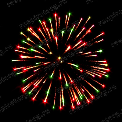 Римская свеча ОС5250 хохлома 0,76 х 8 залпов (1 шт)