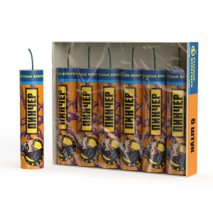 Петарды Р1080 Пинчер -Мощность Корсар-5  (1 уп.*6 шт) Петарды Р1080 Пинчер -Мощность Корсар-5  (1 уп.*6 шт)